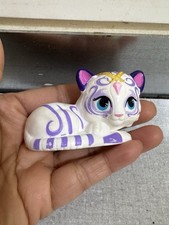 Nickelodeon Shimmer  Shine Nahal White Tiger Figure 3" PVC Toy 2015 Mattel