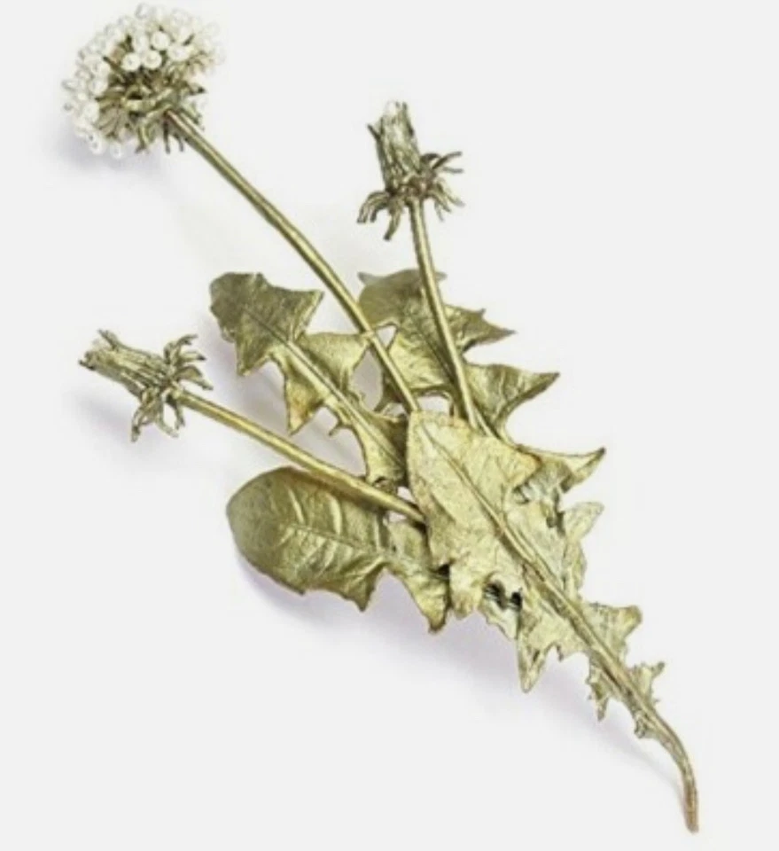 MICHAEL MICHAUD "Dandelion" Pearl STATEMENT PIN LARGE Pin/brooch 5670 - Image 2 of 2