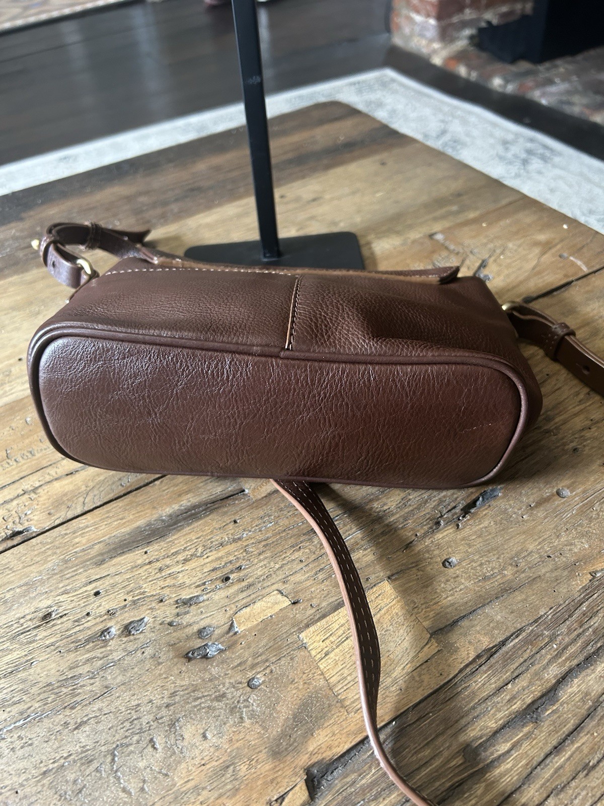 Radley London Brown Leather Flapover Crossbody Shoulder Bag 10839 image 6