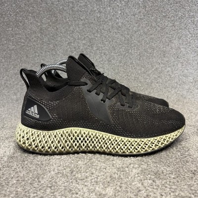 Adidas AlphaEdge 4D Reflective Core Black Shoes Sneaker Youth Size 6.5 FV4686