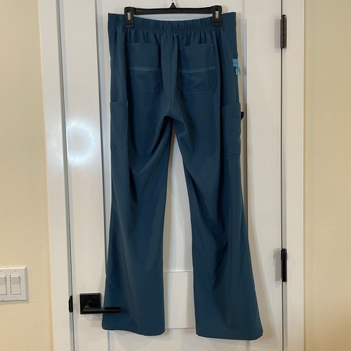 Carhartt Force M Scrub Scrubs Set Top Pants Womens Teal Medical Nurse Dentist - Picture 13 of 20