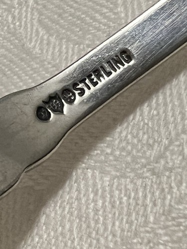 WATSON CO. Sterling Silver "Putnam" Waffle Server Pierced 8-1/4” RARE Art Deco - Picture 5 of 7