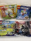 Four Bags Of Mini Lego Sets (2xCreator, 1xFriends, 1xMarvel) UNOPENED — photo 1