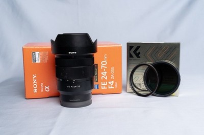 Sony Zeiss Vario-Tessar T* FE 24-70mm f/4 ZA OSS E-mount Lens w/ 67mm Filter