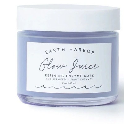 EARTH HARBOR Glow Juice Refining Enzyme Mask NEW Full Size 2oz 60ml