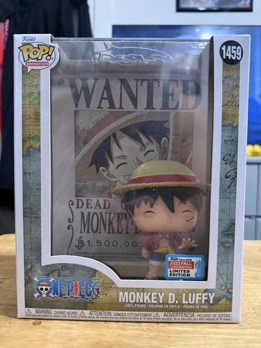 Funko Pop! One Piece Monkey D Luffy 1459 Wanted Poster NYCC 2023