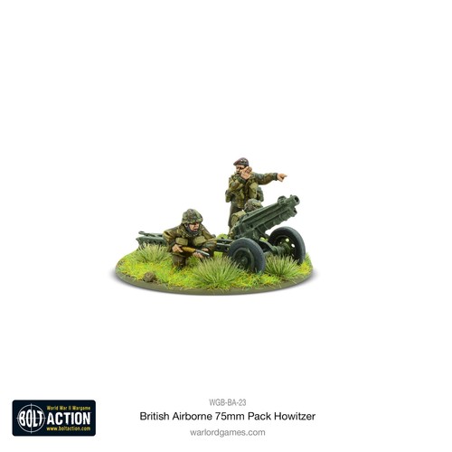 British Airborne 75mm Pack Howitzer & Crew Bolt Action Brandneu Warlord Games - Bild 1 von 1