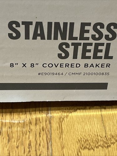 All-Clad Stainless Steel 8x8 Inch Square Covered Baking Pan w/ Lid E9019464 - Picture 2 of 15