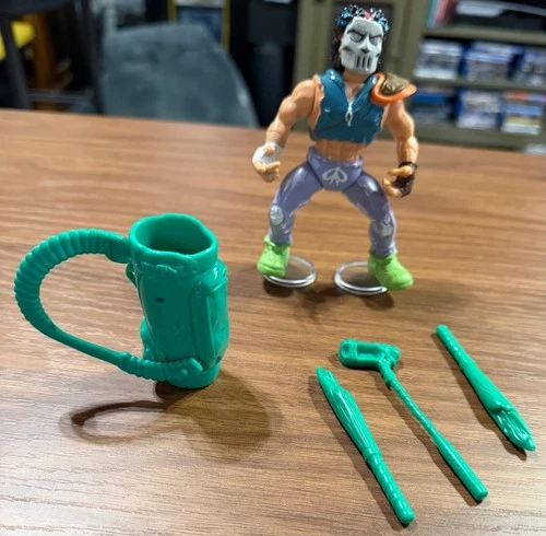 Casey Jones Teenage Mutant Ninja Turtles Figure Playmates TMNT Vintage Complete