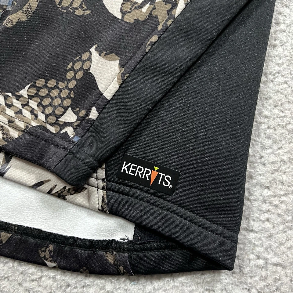 Kerrits 1/4 Zip Pullover Womens L Brown Riding Horse Print Equestrian Top Jacket - Image 4 of 4