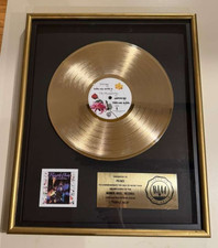 Prince RIAA Gold Record Award Purple Rain LP Warner Brothers Record