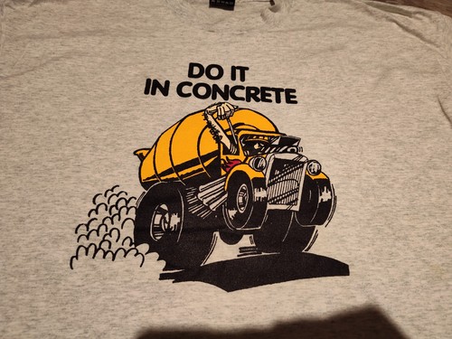 Vintage do It In Concrete FOTL Best Tee Shirt XXL Single Stitch USA Made Gray - Picture 3 of 11