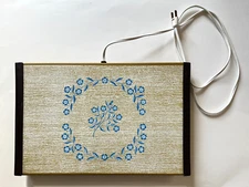 Vintage Warm O Tray 60 Atlantic Precision Works Tested Works Cornflower Blue