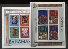 Bahamas 1975/6 Weihnachten BF15 Und BF18 Neu Unbesch&auml;digt MNH N3619