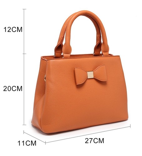 Bolso de hombro Boutique Bowtie Deco Mujer Imitación Cuero S-Mediano - Imagen 5 de 19