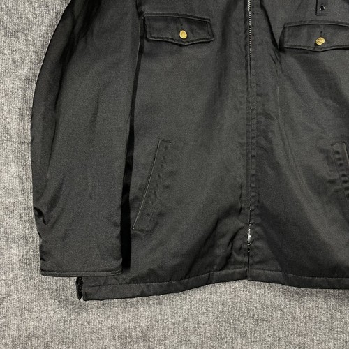 VINTAGE 70s Chicago Police Protector Jacket Size 50 XXL Gabardine Bomber Liner - Picture 3 of 19