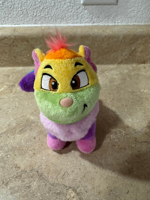 Jakks Neopets Rainbow 6'' Wocky Series Plush Stuffed Animal Toy 2008 No Code