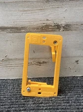 Box of 12 Cantex  Low Voltage PVC  1 Gang Junction Bracket Orange EZLV1 Old Work