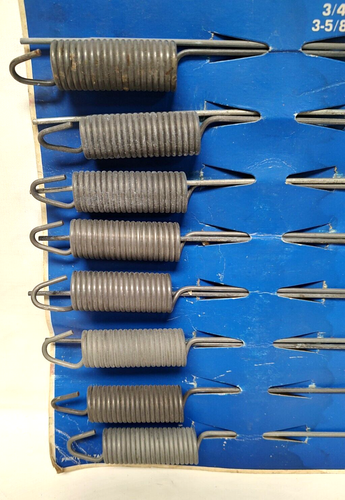Vintage Service Station Sales Display Card Brake Clutch Pedal Return Springs NOS - Picture 2 of 4