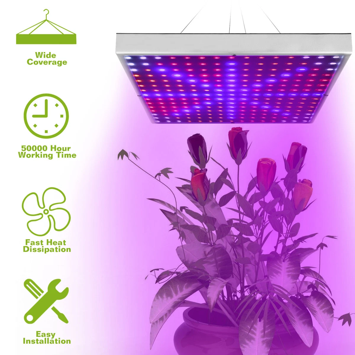 225 led grow light outlet