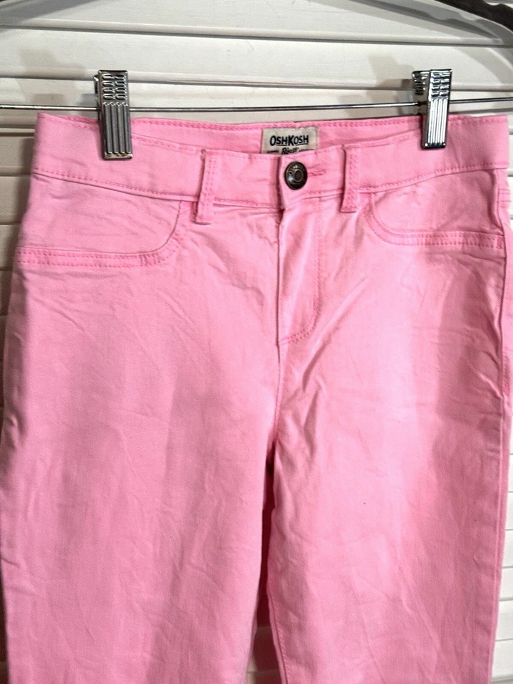 OshKosh B'gosh Pink Stretch Jean Leggings Girls Size 10 EUC - Image 2 of 4