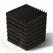 Alpha Acoustic Foam Panels Tiles Studio Sound Absorption Wedge 30X30CM