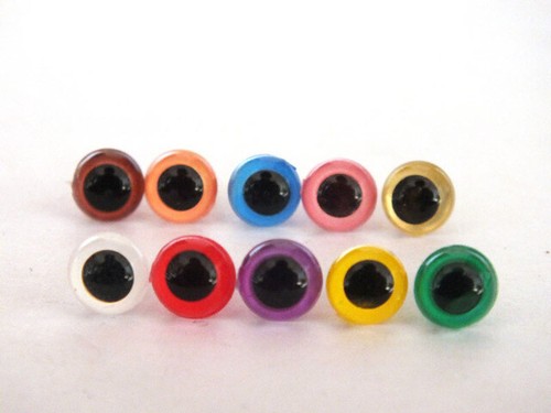 5-20mm Teddy Bear Cat Plastic Color Screw In Safety Eyes Stuffed Toy Animal Doll - Picture 11 of 22