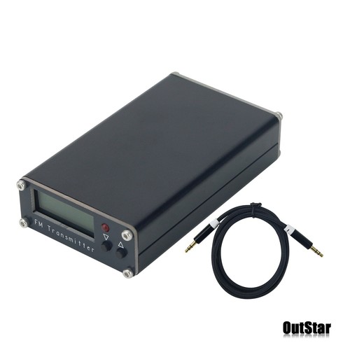 Émetteur FM 500 MW - 76-108Mhz - Écran LCD - Noir - Sans Antenne