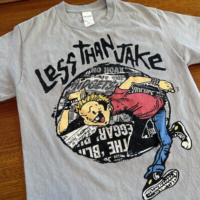 Vintage Less Than Jake Band Shirt Ska Punk Tour Concert T-Shirt