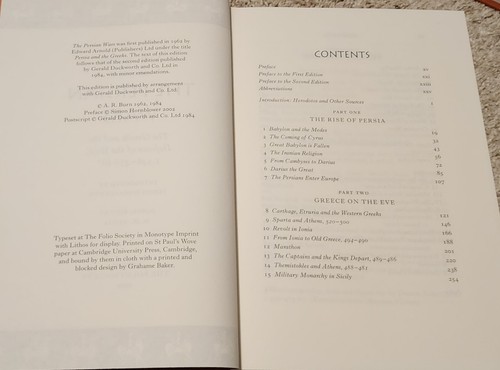 The Folio History of Ancient Greece 2002 4 Volume Set HC With Slip Case - Picture 10 of 12
