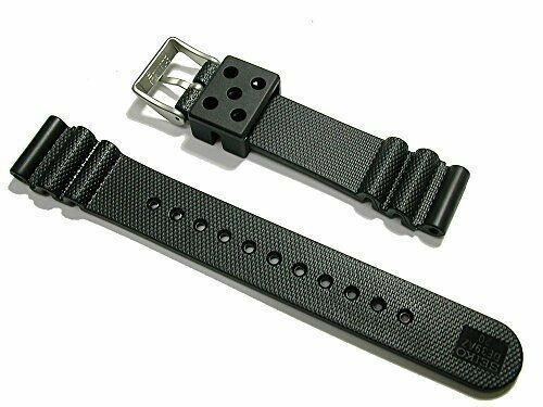 SEIKO Genuine Watch Band 20mm Black Urethane Belt DE39AZ for SBDX001 SBDX003 NEW - Picture 4 of 4