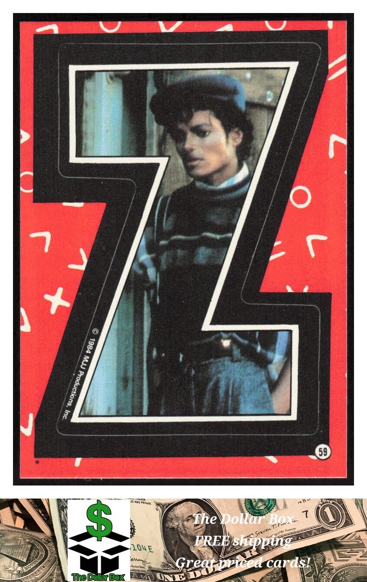 1984 Topps Michael Jackson Stickers #59 Michael Jackson Z | eBay