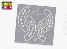 MM92024 - 1:24 Tire Paint Template Dunlop Denloc #1
