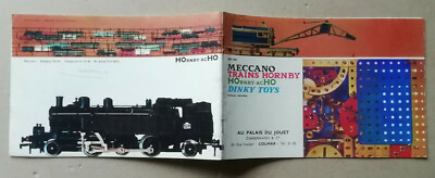 MECCANO / HORNBY-ACHO -1963 Beau catalogue couleur de trains miniatures 12 pages EUR 15,00 - FR
