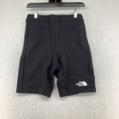 The North Face Boys Slacker Short Black Flat Front Pull On Lined Drawstring L
