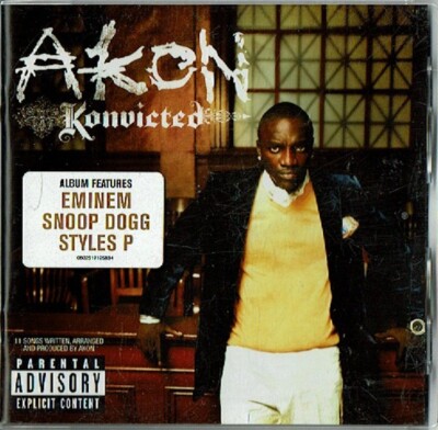 AKON - KONVICTED; Orig. CD Album ft. EMINEM und ft. Snoop Dogg