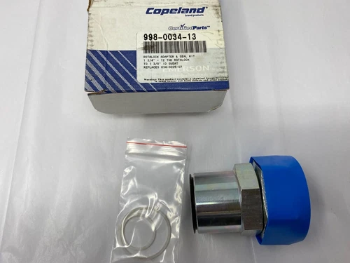 Copeland 998-0034-13 Rotalock Adapter & Seal Kit 1-3/4" x 12 THD Rotalock