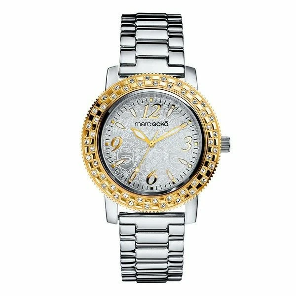 Marc ecko gold diamond watch sale