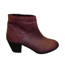 Dolce Vita Red Booties Womens Sz 10 Western Cowgirl City Chic Boho Boots Ankle