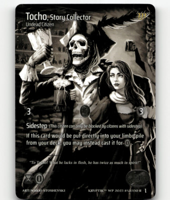Kryptik TCG Tocho, Story Collector Wicked Prophecy Wave 1 eBay Gen Con Exclusive