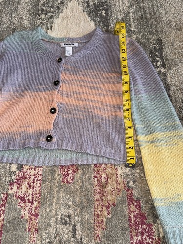 RSQ Button Cardigan Girls Size Medium - Picture 5 of 6