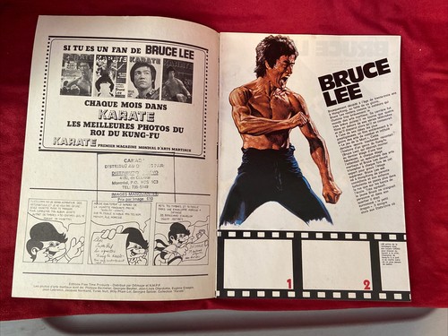 Bruce Lee KARATE KUNG FU 1977 Panini French Sticker Album Magazine Excellent - Imagen 3 de 5