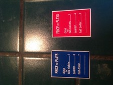 AMI JUKEBOX, H I J O K. BLU. OR. INSERTO IN PLASTICA ROSSO PREZZO PER GIOCO