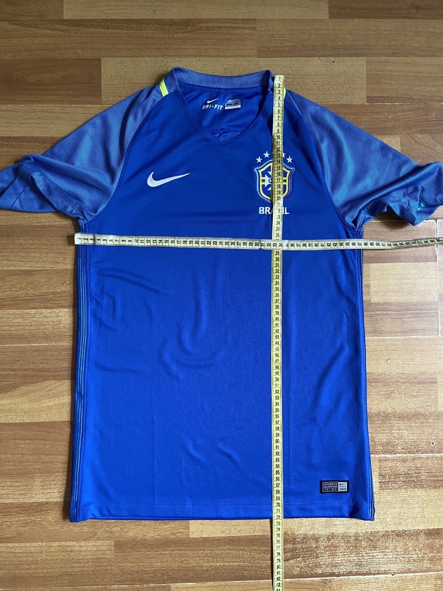 BRAZIL 2016 2017 AWAY FOOTBALL SHIRT SOCCER JERSEY NIKE 724593-493