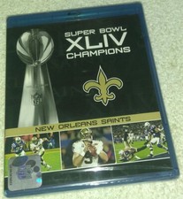 NFL Super Bowl XLIV Champions  New Orleans Saints Blu-ray Colts brand new