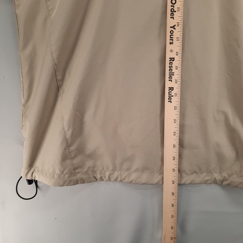 Royal Robbins Jacket Mens M Beige Outdoor Travel 1/4 Zip Hooded Pullover - Picture 10 of 12