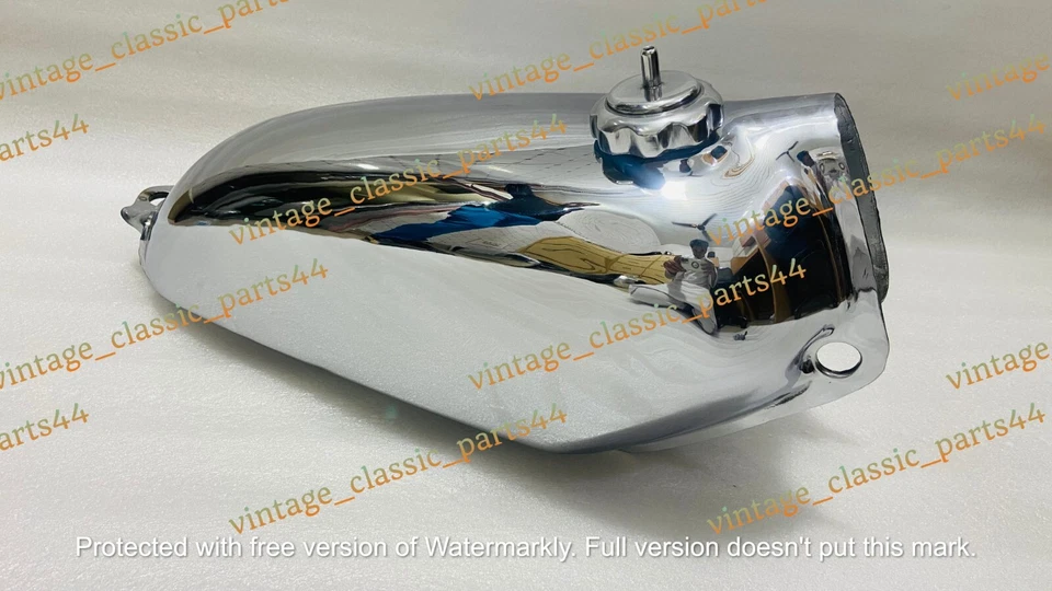 Tanque de gasolina Honda CR125 CR125M 1974 Elsinore liga de alumínio gasolina com tampa - Imagem 3 de 4