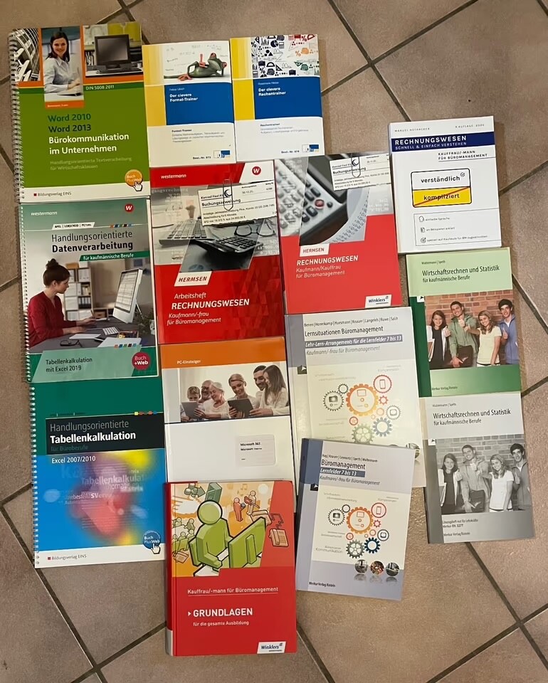 Kauffrau Kaufmann für Büromanagement Bücher-Set