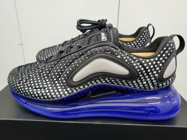Nike Air Max 720 Pixel Mens Ao2924-013 Black Racer Blue Silver Shoes Size 9 for sale online | eBay