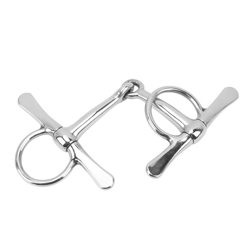 125mm Full Cheek Horse Snaffle Stainless Steel Horse Mouth Bit Garden Hot - Picture 6 of 12